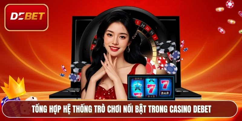 Tổng hợp hệ thống trò chơi nổi bật trong casino Debet